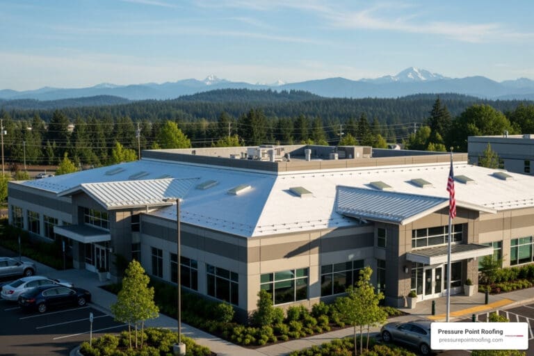 professional commercial roofing in eagle point, or