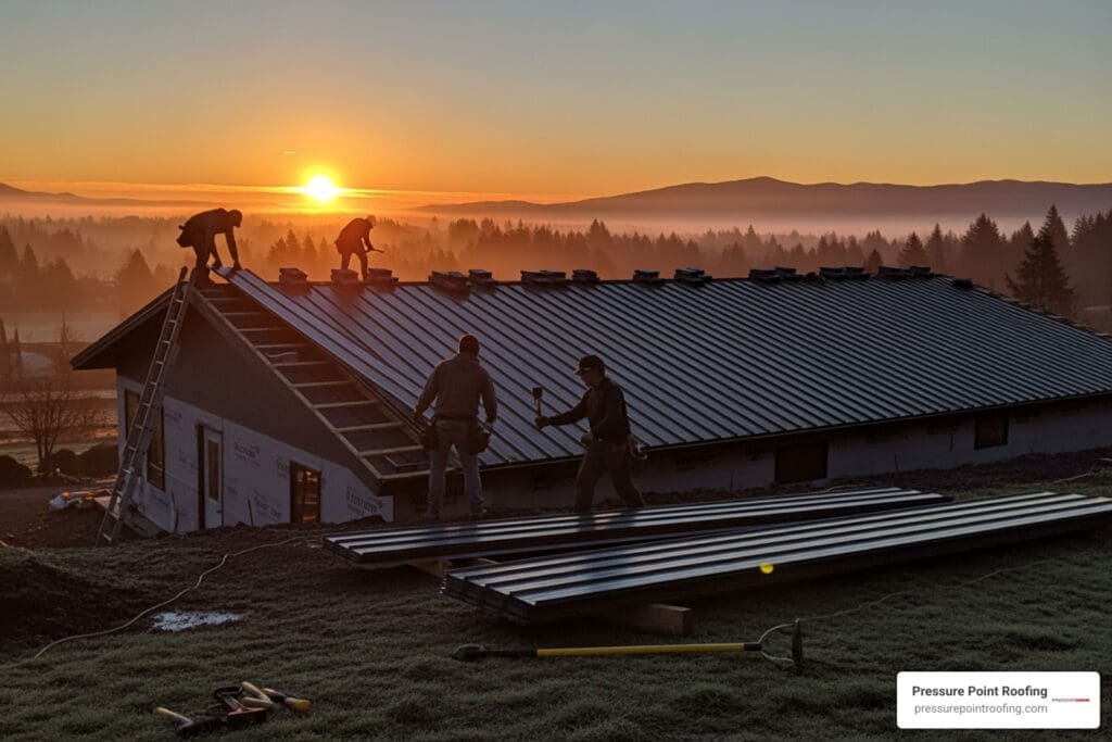 24 hour metal roofing in central point, or