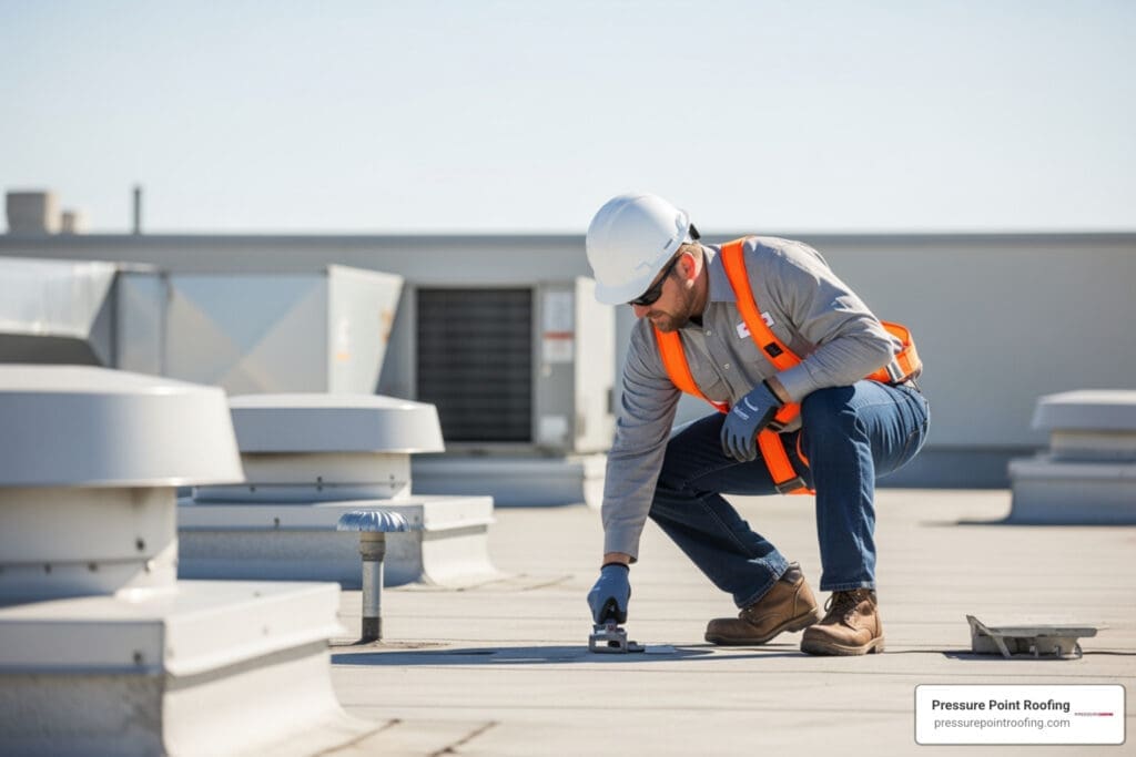 commercial roof inspection in medford, or